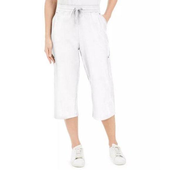 Karen Scott Cotton Knit Capri Pants Xl 